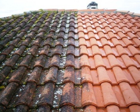 Nettoyage de toiture démoussage